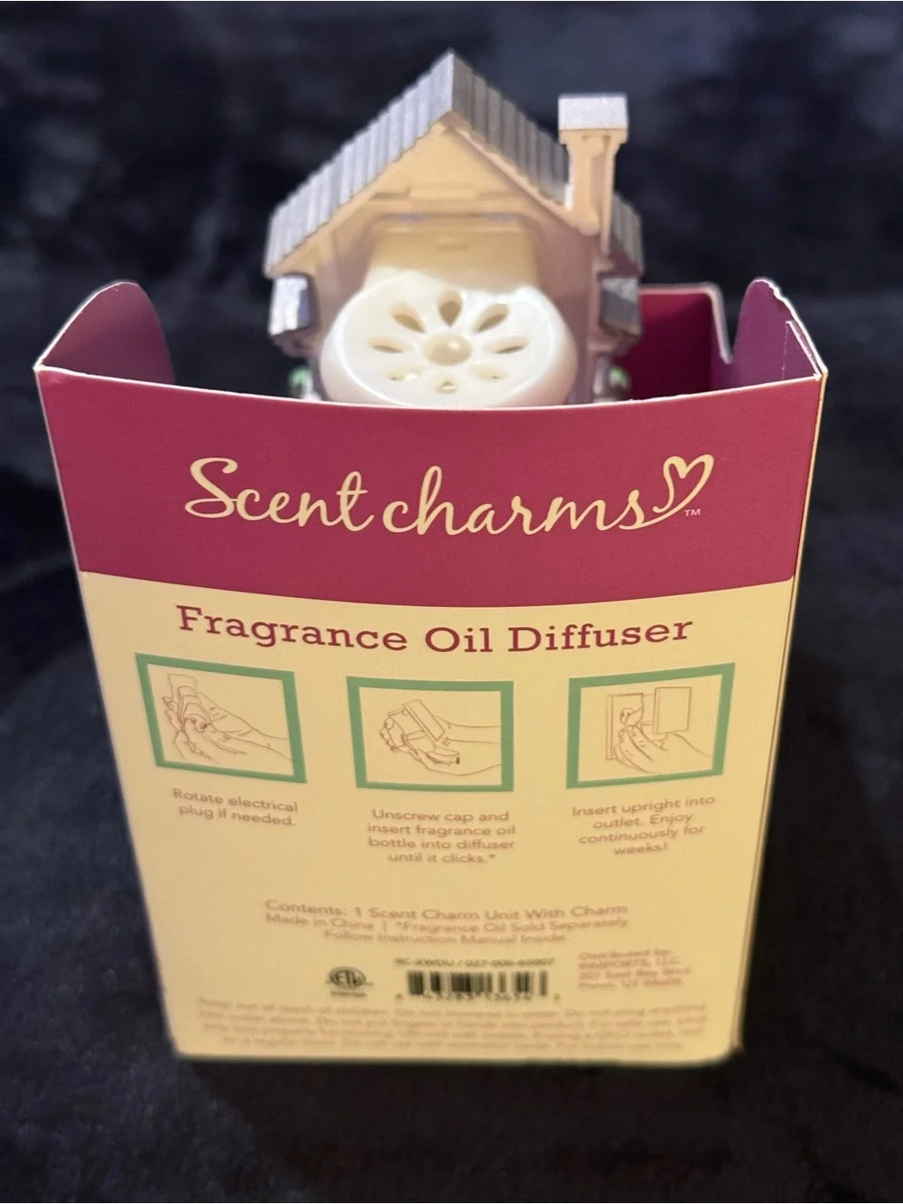 Scent Charms 'Sweet Home' House Fragrance Charm - Cream & Silver